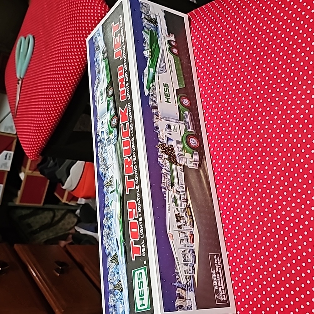 New Hess Toy Truck and Jet  In box.   collectors item or awesome 2010
